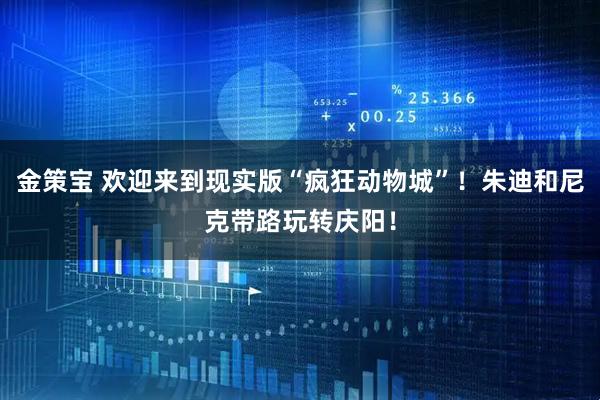 金策宝 欢迎来到现实版“疯狂动物城”！朱迪和尼克带路玩转庆阳！