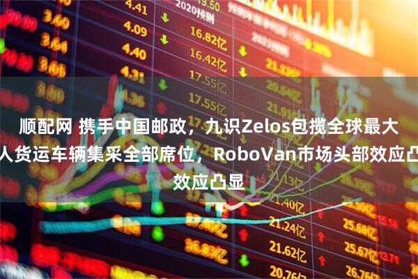 顺配网 携手中国邮政，九识Zelos包揽全球最大无人货运车辆集采全部席位，RoboVan市场头部效应凸显